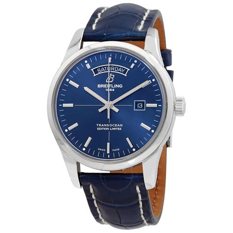 breitling day date replica|breitling transocean day date blue.